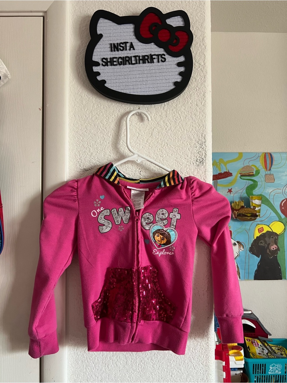 dora zip up jacket